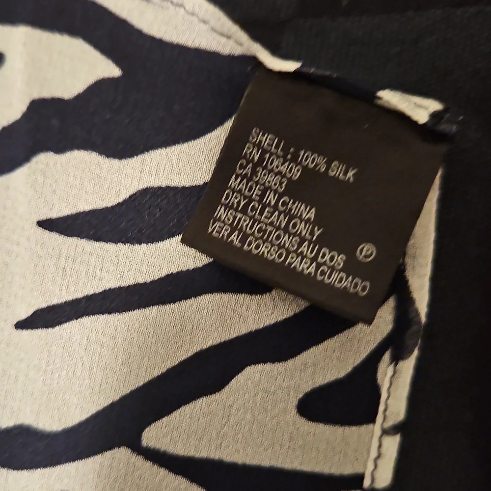 Zebra Print Oblong Scarf - Picture 2 of 5